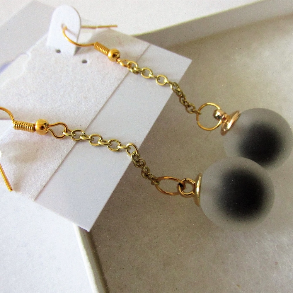 18K Gold Plated Light Globe Earrings